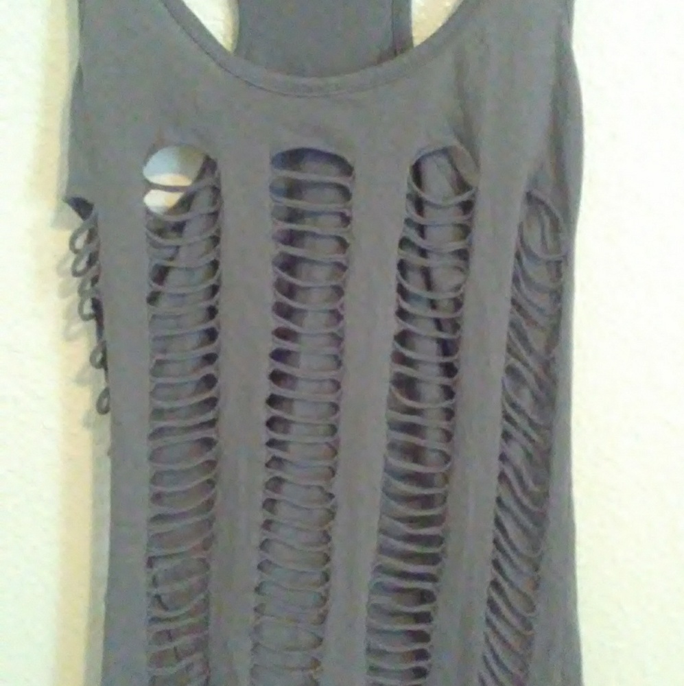 Vanity gray top
